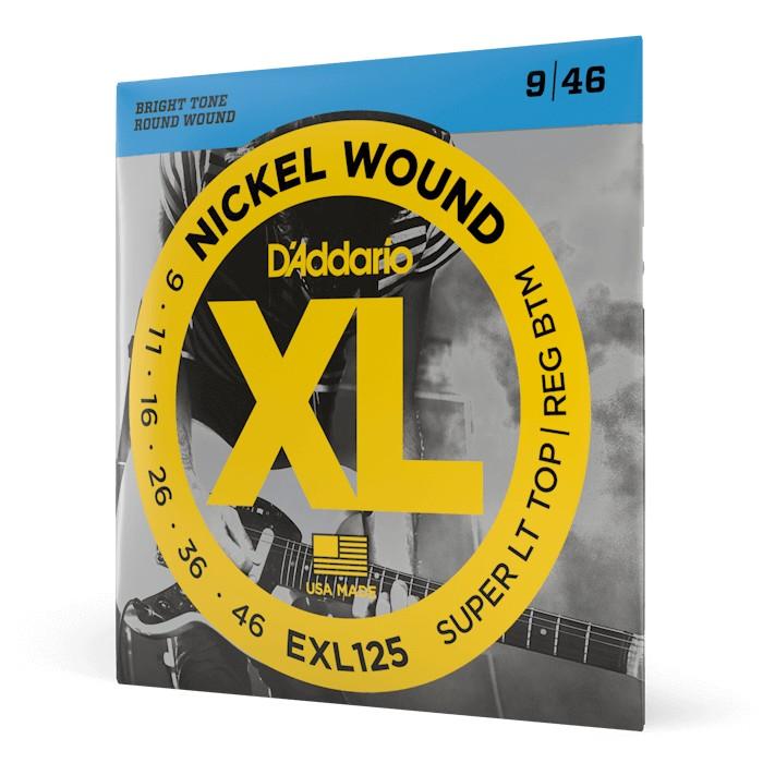 Струны для гитары D'Addario EXL125