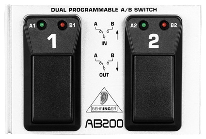 Двойной педальный переключатель BEHRINGER AB200