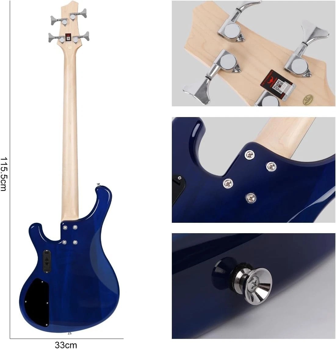 Бас-гитара BULLFIGHTER DB-100 BL