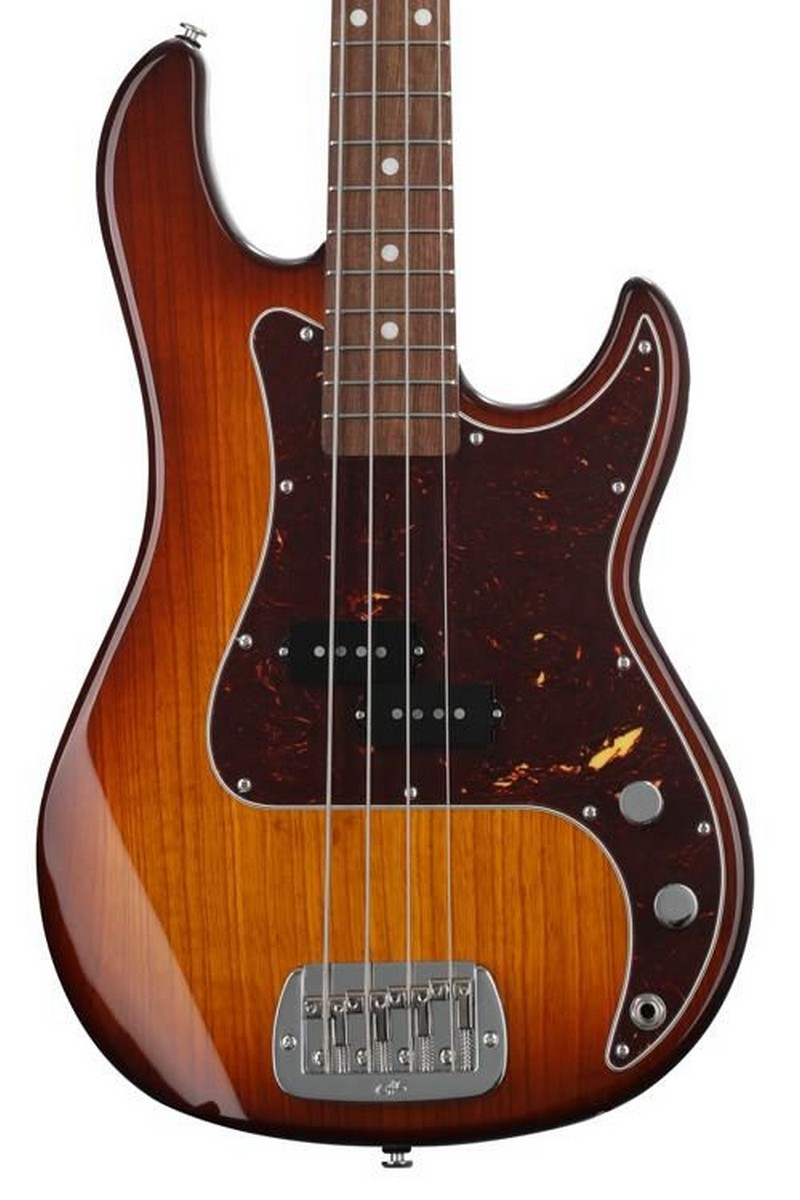 Бас-гитара G&L FD LB-100 Old School Tobacco Sunburst Pine CR