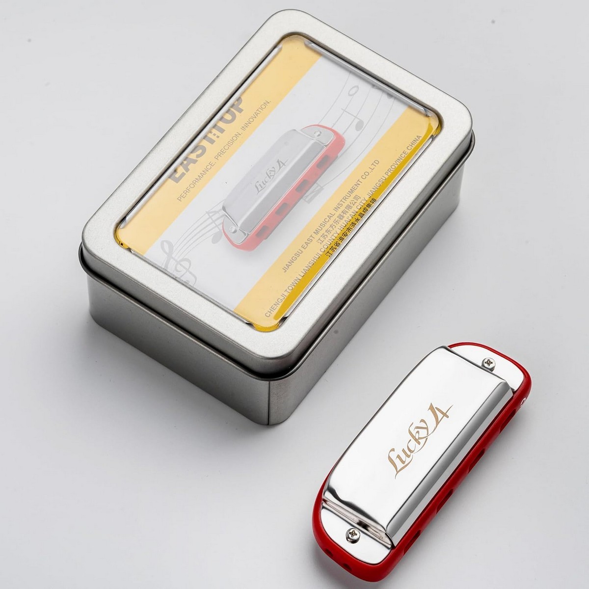 Губная гармошка EASTTOP LUCKY 4 RED COMB