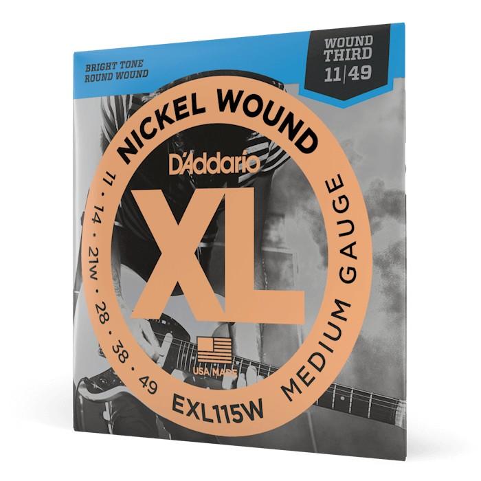 Струны для электрогитары D'Addario EXL115W