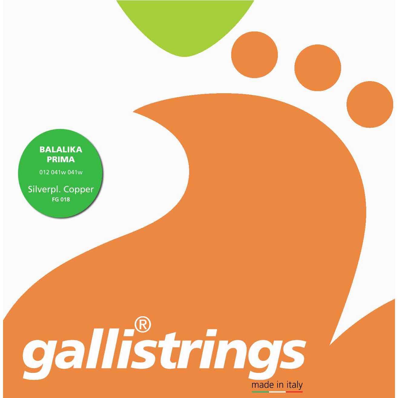 Струны для балалайки GALLI FG018