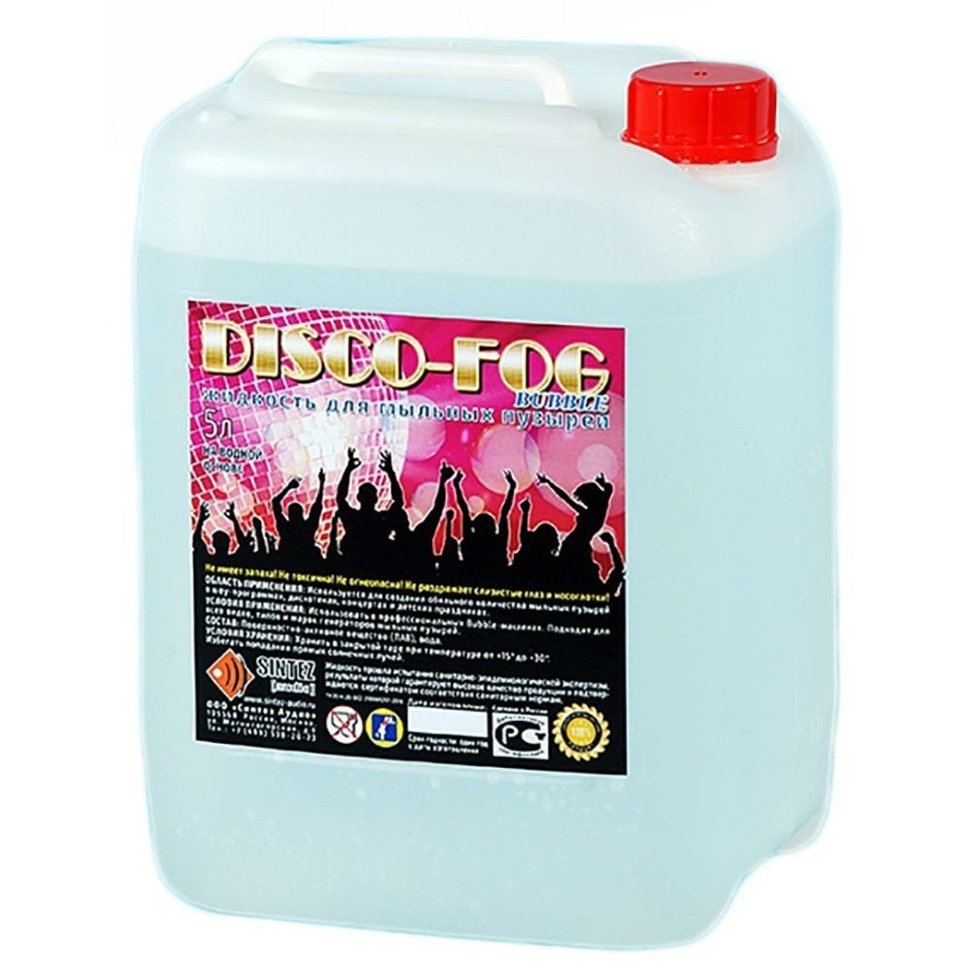 Жидкость для генераторов мыльных пузырей Disco Fog BUBBLE BOOM MF01149