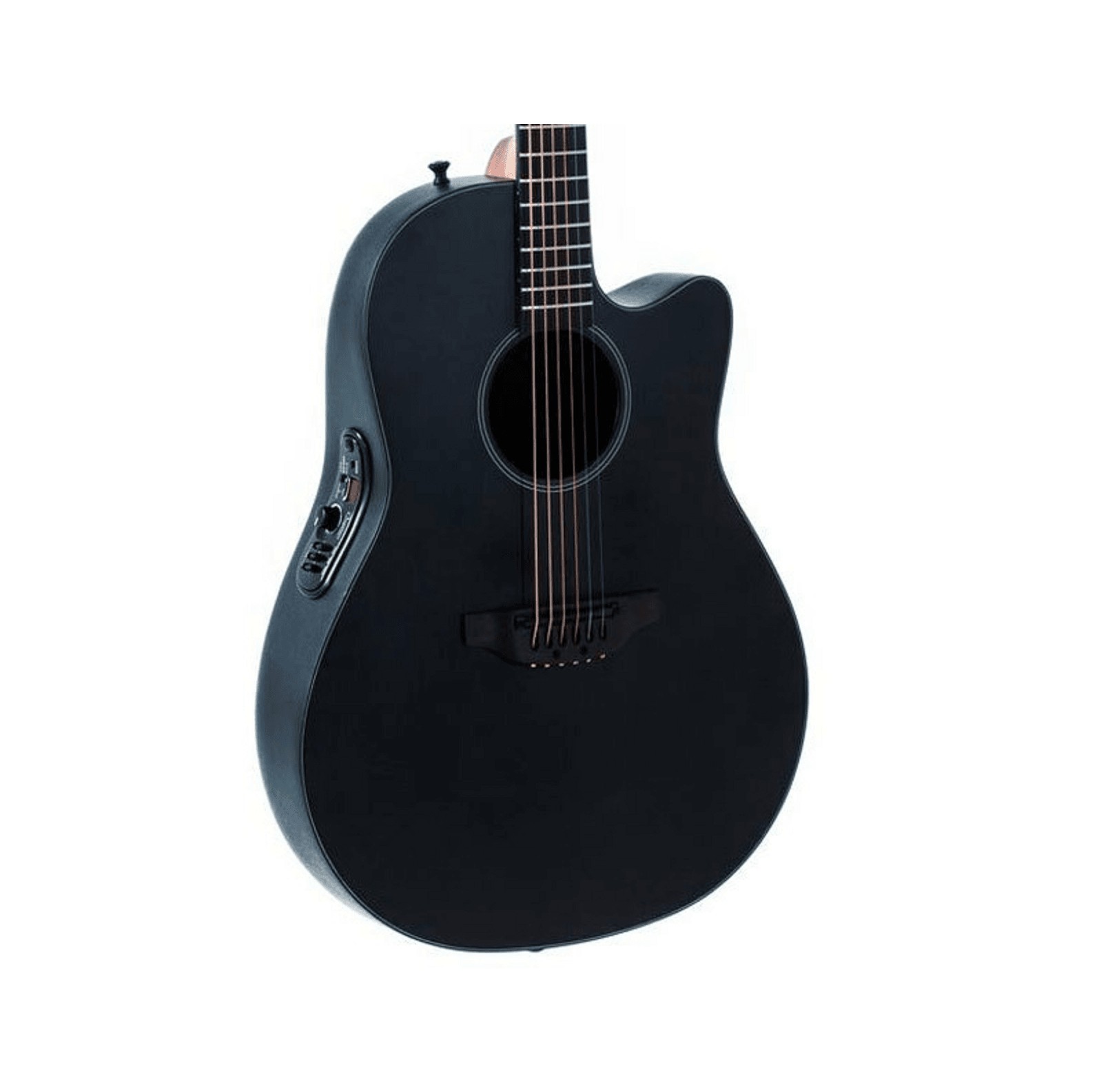 Электроакустическая гитара OVATION 2771STR-ES Balladeer Street Ebony Satin Stain