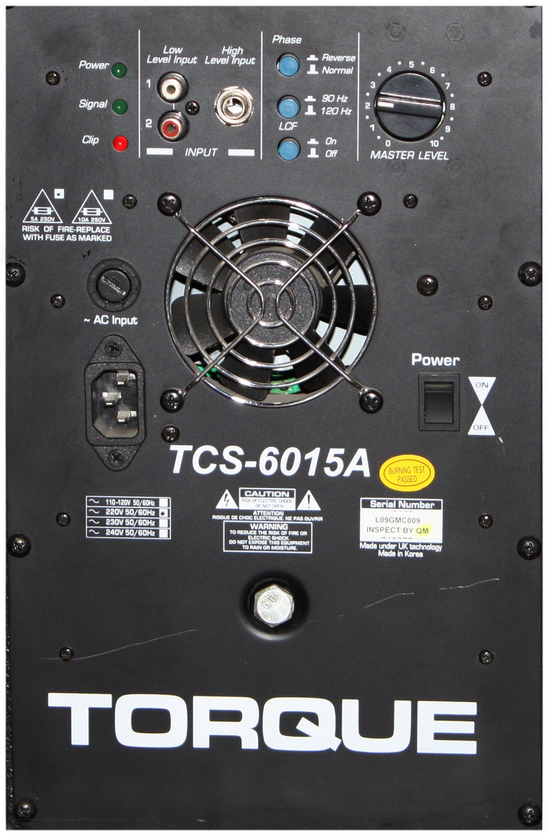 Активный сабвуфер Torque TCS6015A