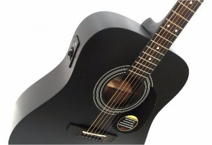 Электроакустическая гитара Cort AD810E-BKS Standard Series