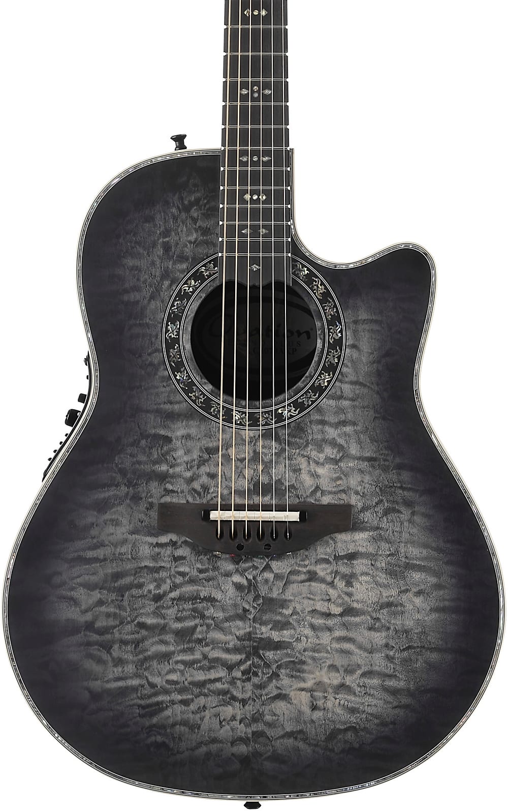 Электроакустическая гитара OVATION C2079AXP-5S Legend Plus Deep Contour Cutaway Black Satin Quilted