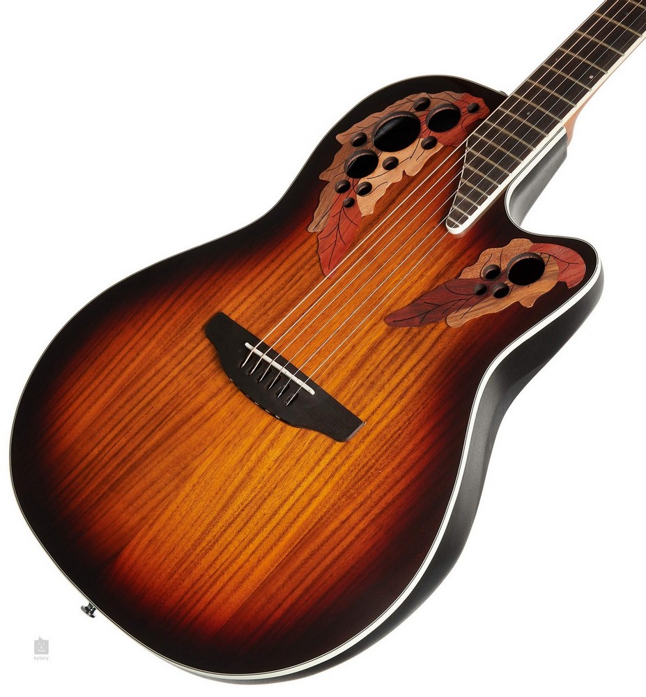 Электроакустическая гитара OVATION CE48P-KOAB CELEBRITY ELITE PLUS SUPER SHALLOW, KOA BURST