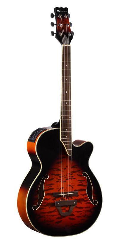 Электроакустическая гитара MARTINEZ FAW-2038 CEQ/SB