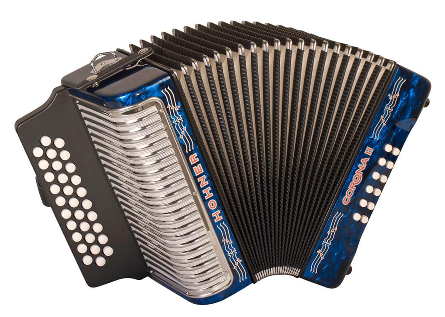 Баян HOHNER Corona II GCF, dark blue (A5624)