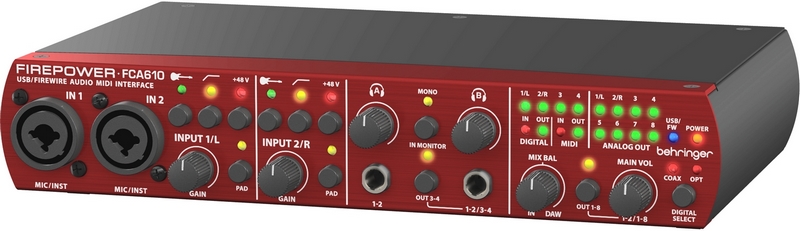 Аудиоинтерфейс Behringer FCA610