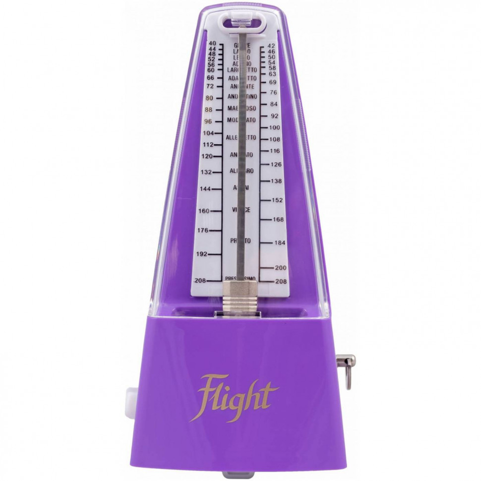 Метроном механический FLIGHT FMM-10 PURPLE