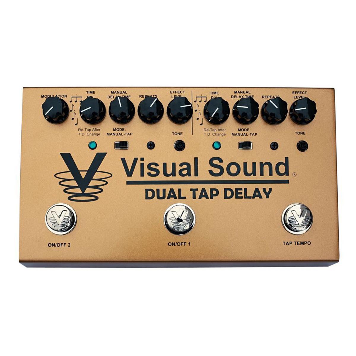 Педаль эффектов VISUAL SOUND V3DTD Dual Tap Delay