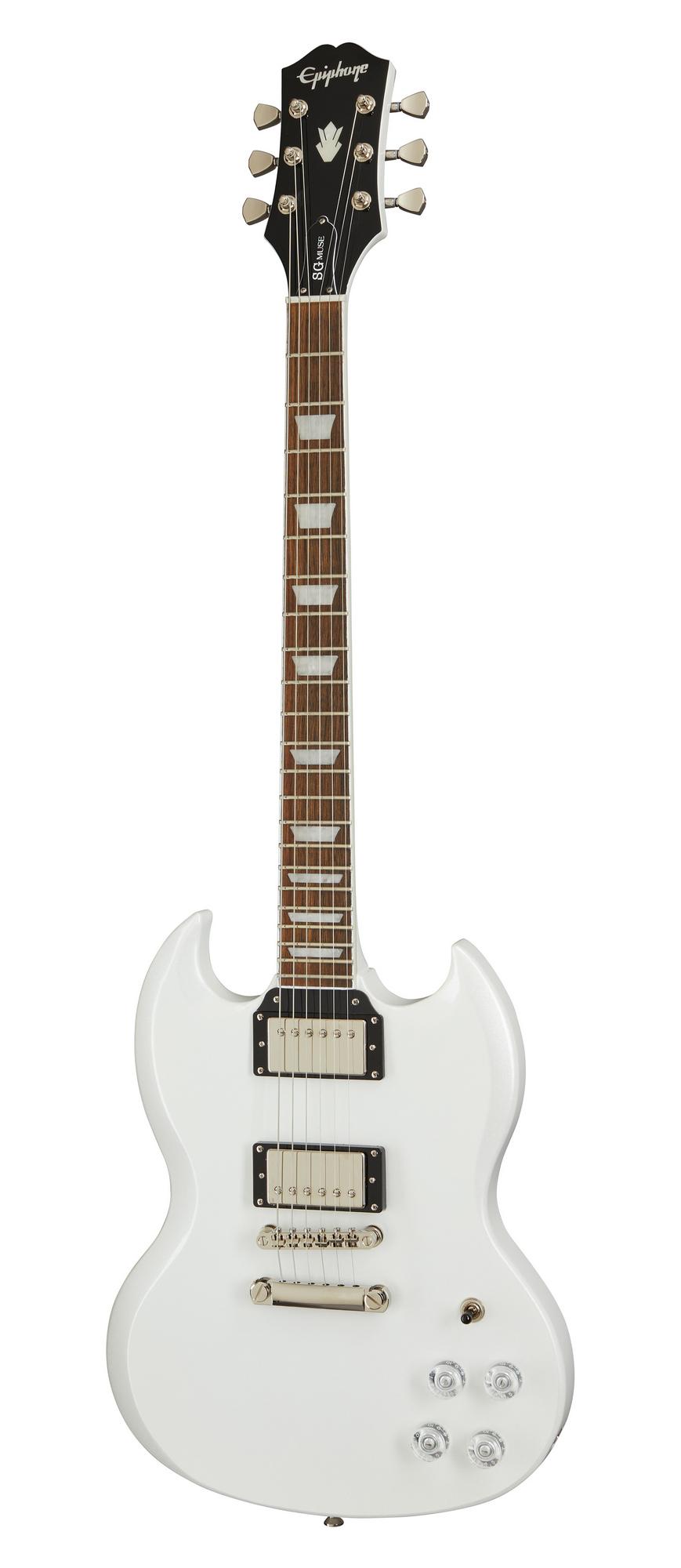 Электрогитара EPIPHONE SG Muse Pearl White Metallic