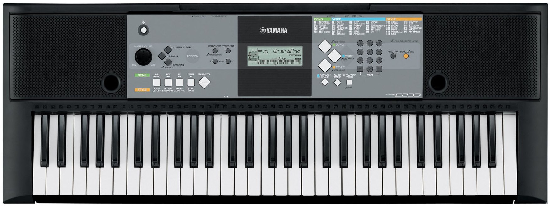 Синтезатор Yamaha PSR-E233