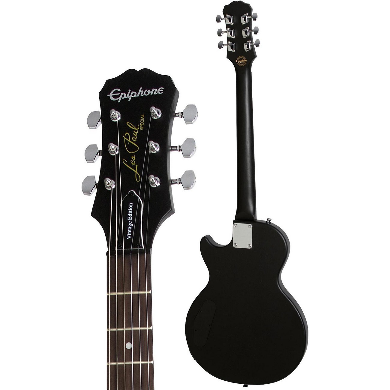 Электрогитара EPIPHONE Les Paul Special Satin E1 EBV Ebony Vintage