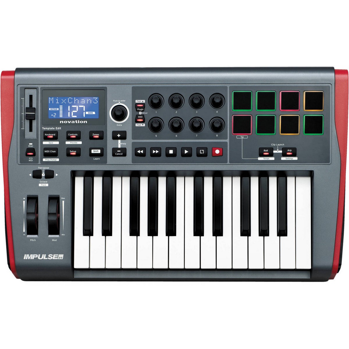 MIDI клавиатура Novation Impulse 25