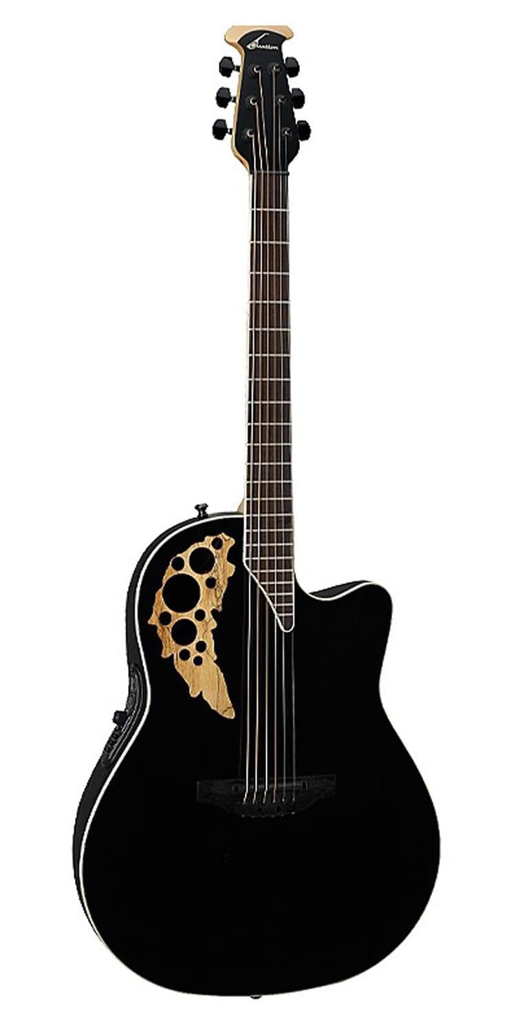 Электроакустическая гитара OVATION 1778TX-5GSM ELITE TX MID CUTAWAY, BLACK SPALTED