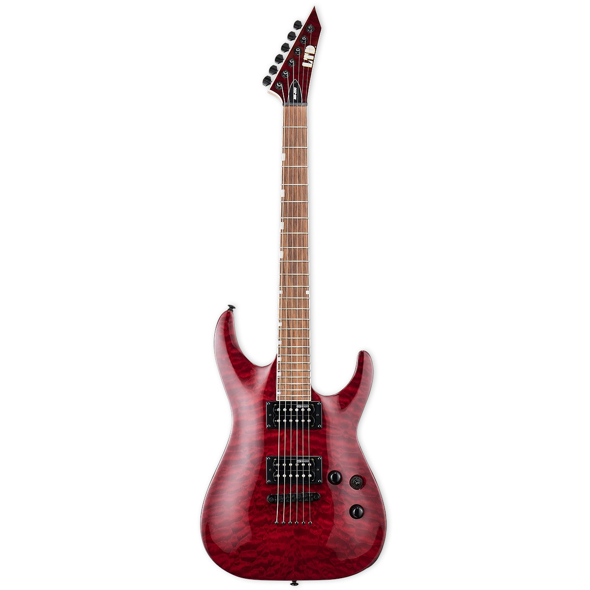 Электрогитара ESP LTD MH-200QM NT SEE THRU Black Cherry