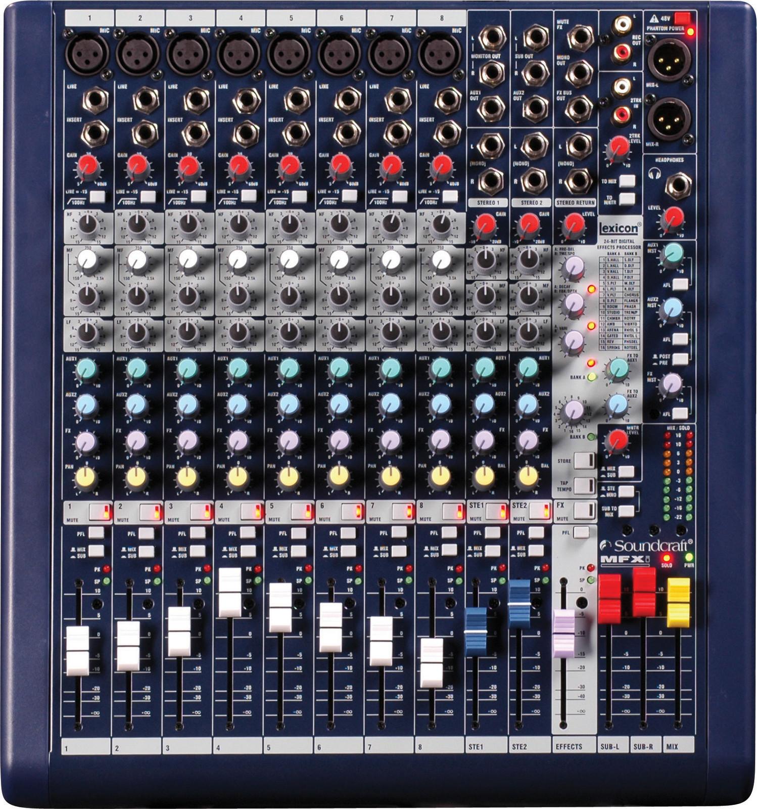 Микшер Soundcraft MFX8i