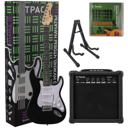 Электрогитара комплект TERRIS TPACK-TST-040 BK