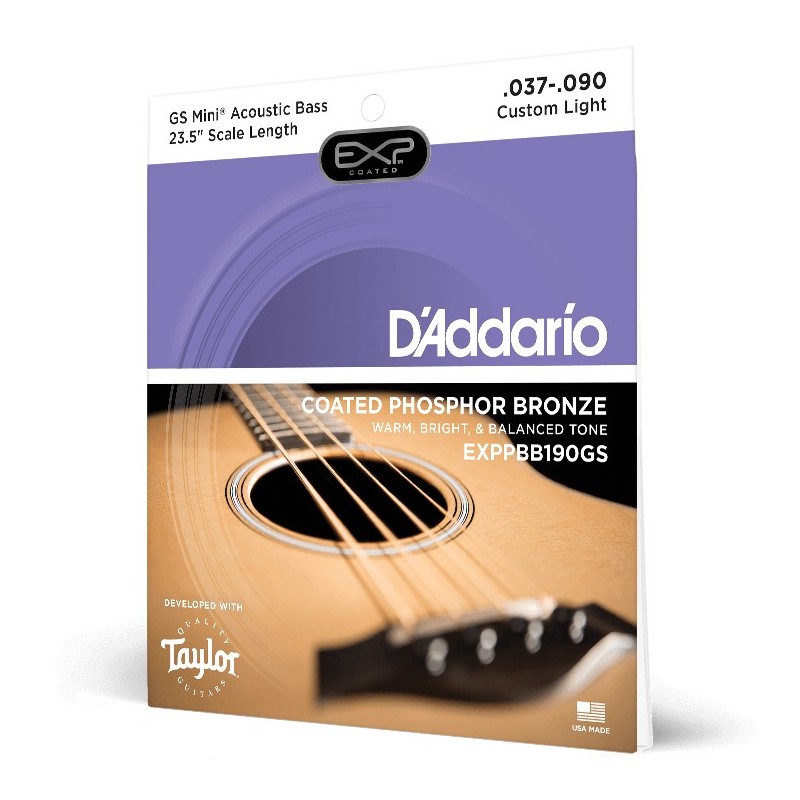 Струны для бас-гитары D'ADDARIO EXPPBB190GS