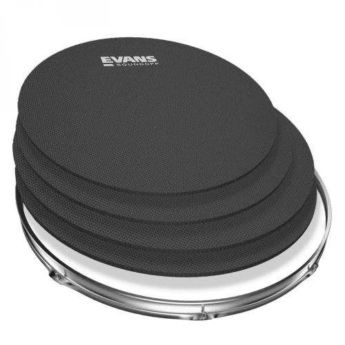 Заглушки для барабанов Evans SO-0244 SoundOff Fusion