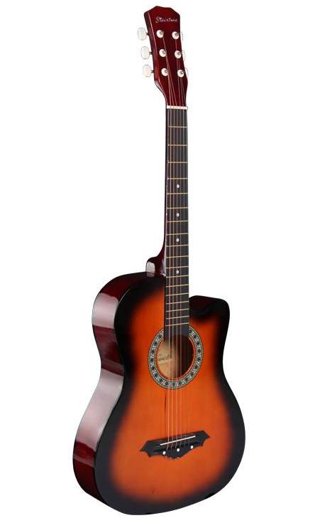 Фолк гитара комплект Stairtone A-38C SET SB