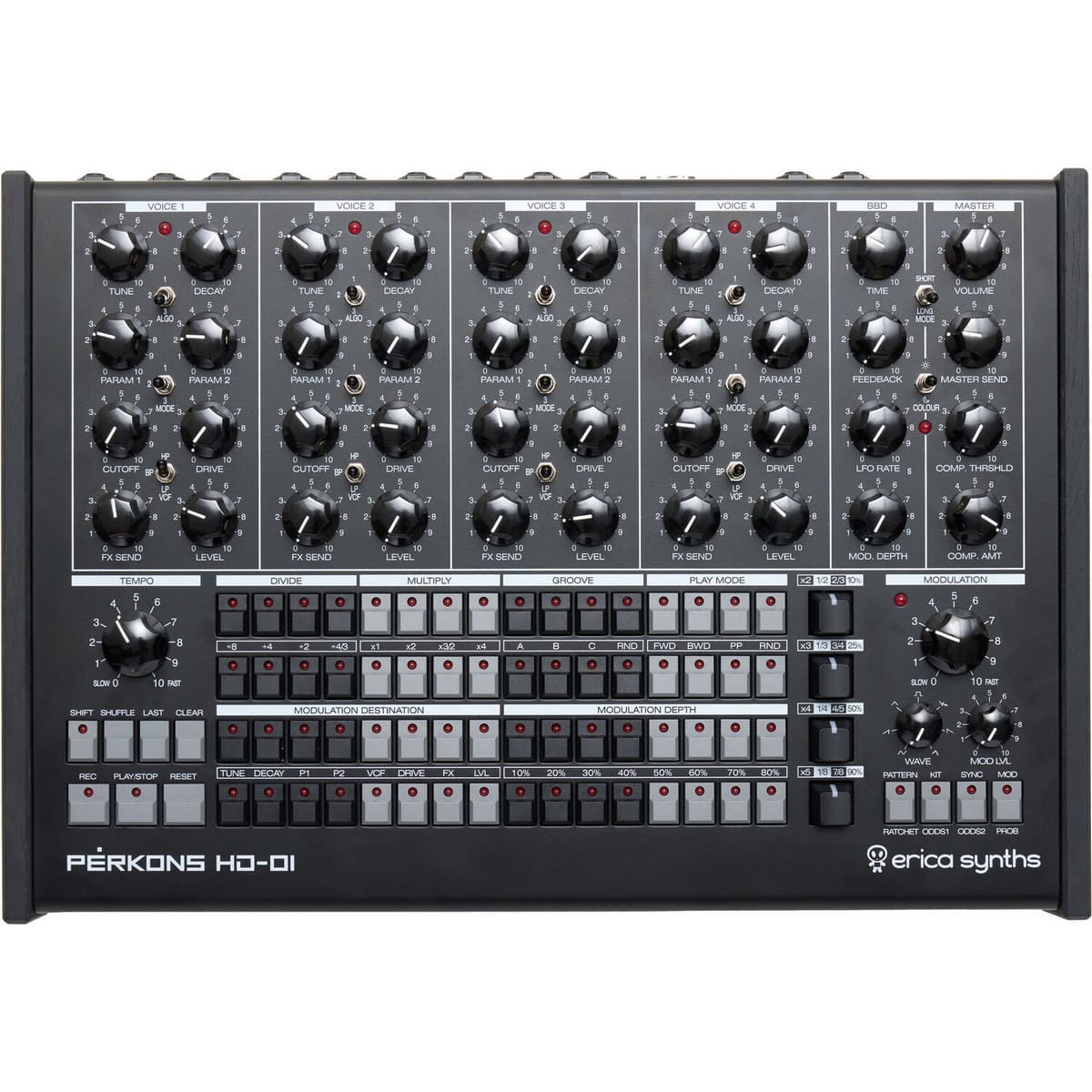 Драм-машина Erica Synths Perkons HD-01 BLACK