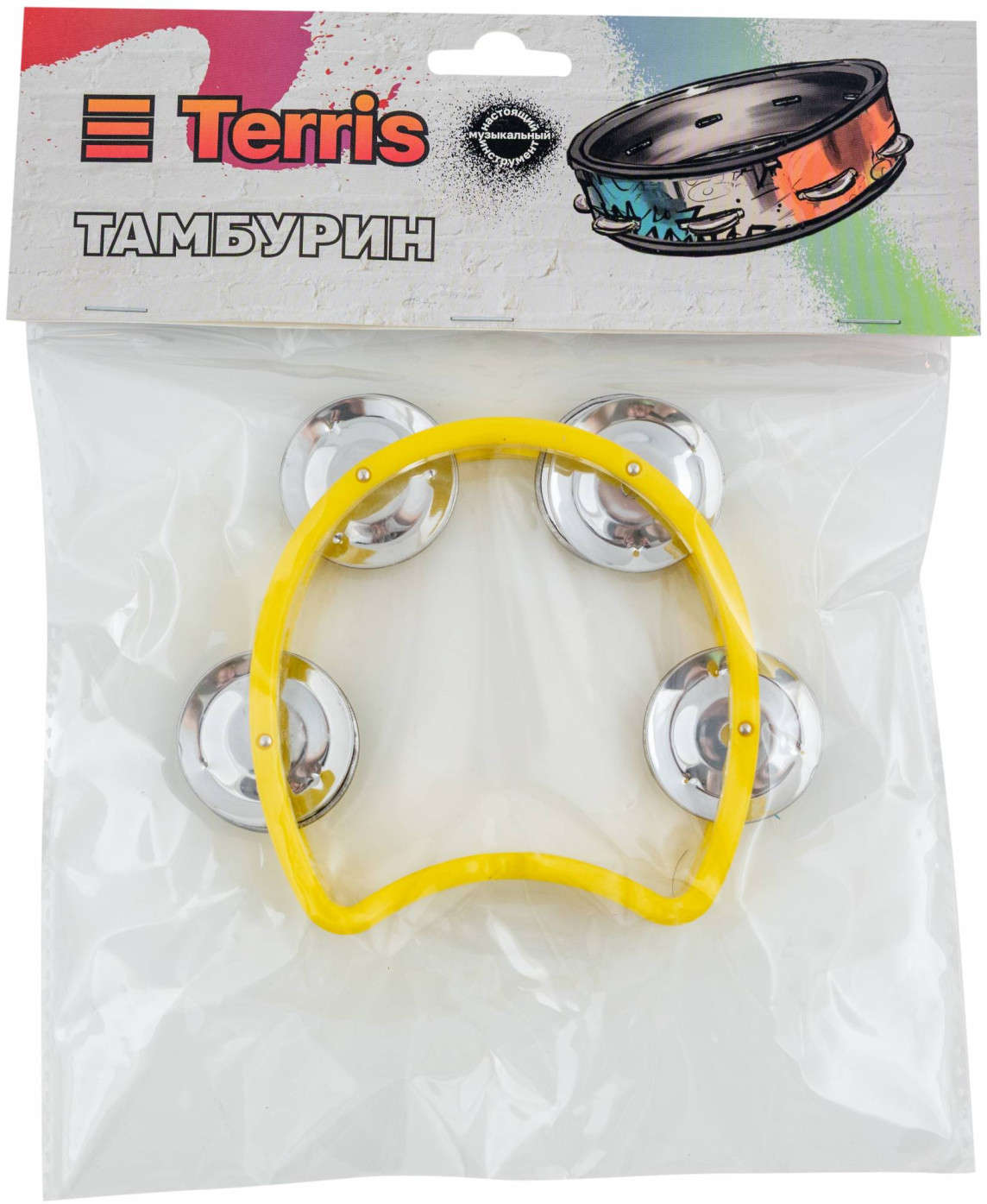 Тамбурин TERRIS XHST-P10 YW