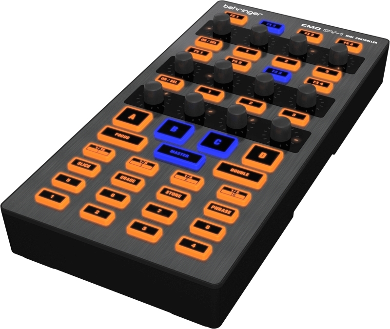 DJ-MIDI контроллер Behringer CMD DV-1