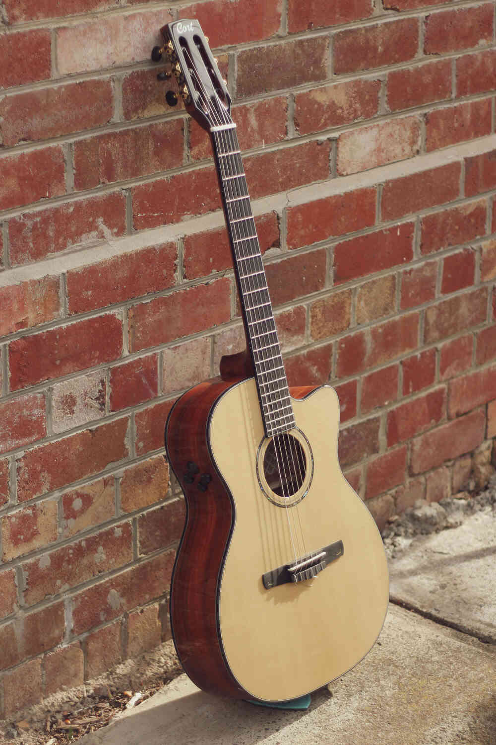 Электроклассическая гитара Cort Gold-OC8-NYLON-WCASE-NAT