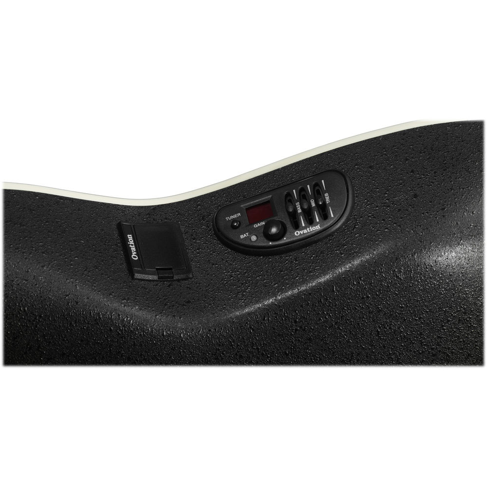 Электроакустическая гитара OVATION CS24P-TBBY Celebrity Standard Plus Mid Cutaway Trans Black Flame