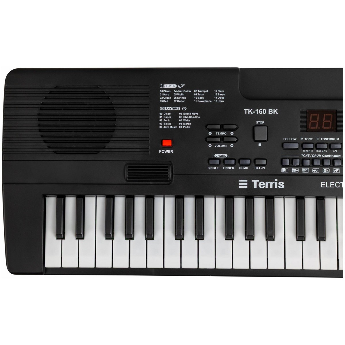 Синтезатор TERRIS TK-160 BK