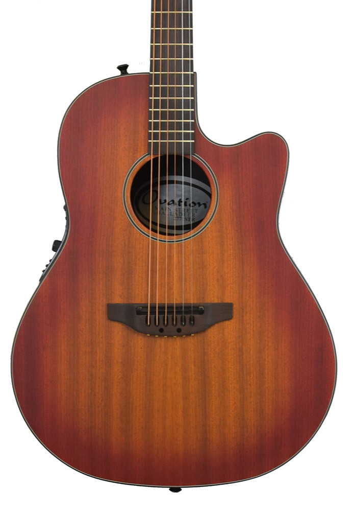 Электроакустическая гитара OVATION 2771STR-MB Main Street Balladeer Mahogany Satin Burst