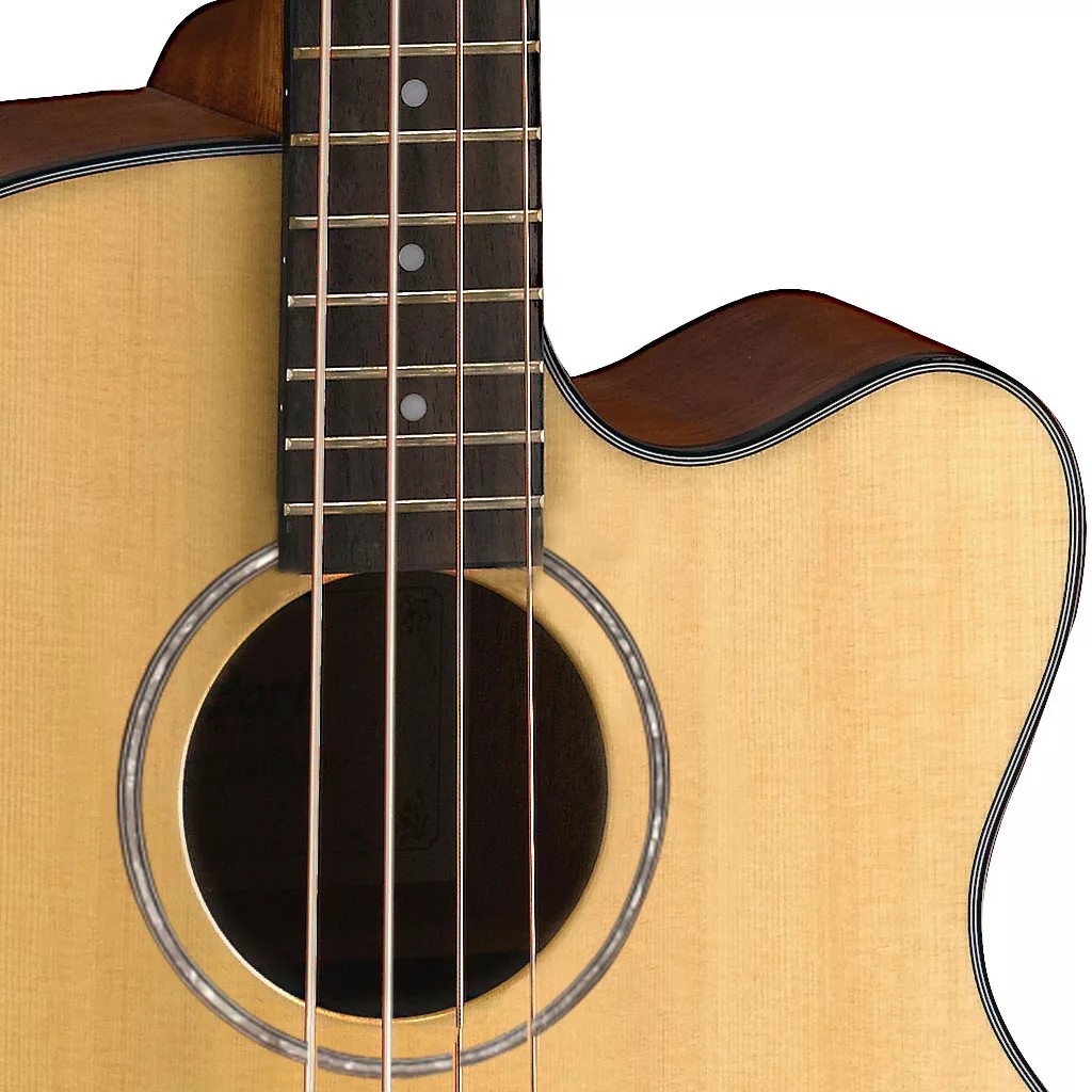 Акустическая бас-гитара Cort AB850F-NAT-BAG Acoustic Bass Series