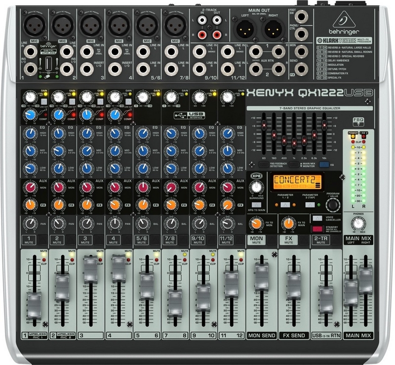 Микшер Behringer QX1222USB