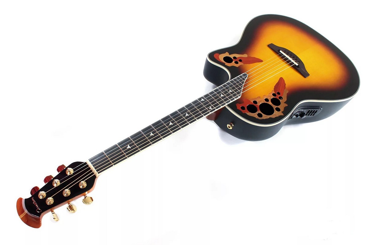 Электроакустическая гитара OVATION 2078AX-1 Elite Deep Contour Cutaway Sunburst