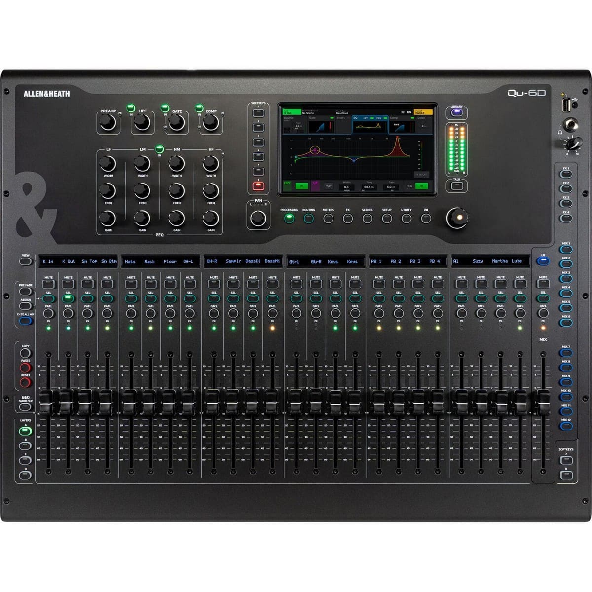 Цифровой микшер Allen&Heath QU-6D Dante Console