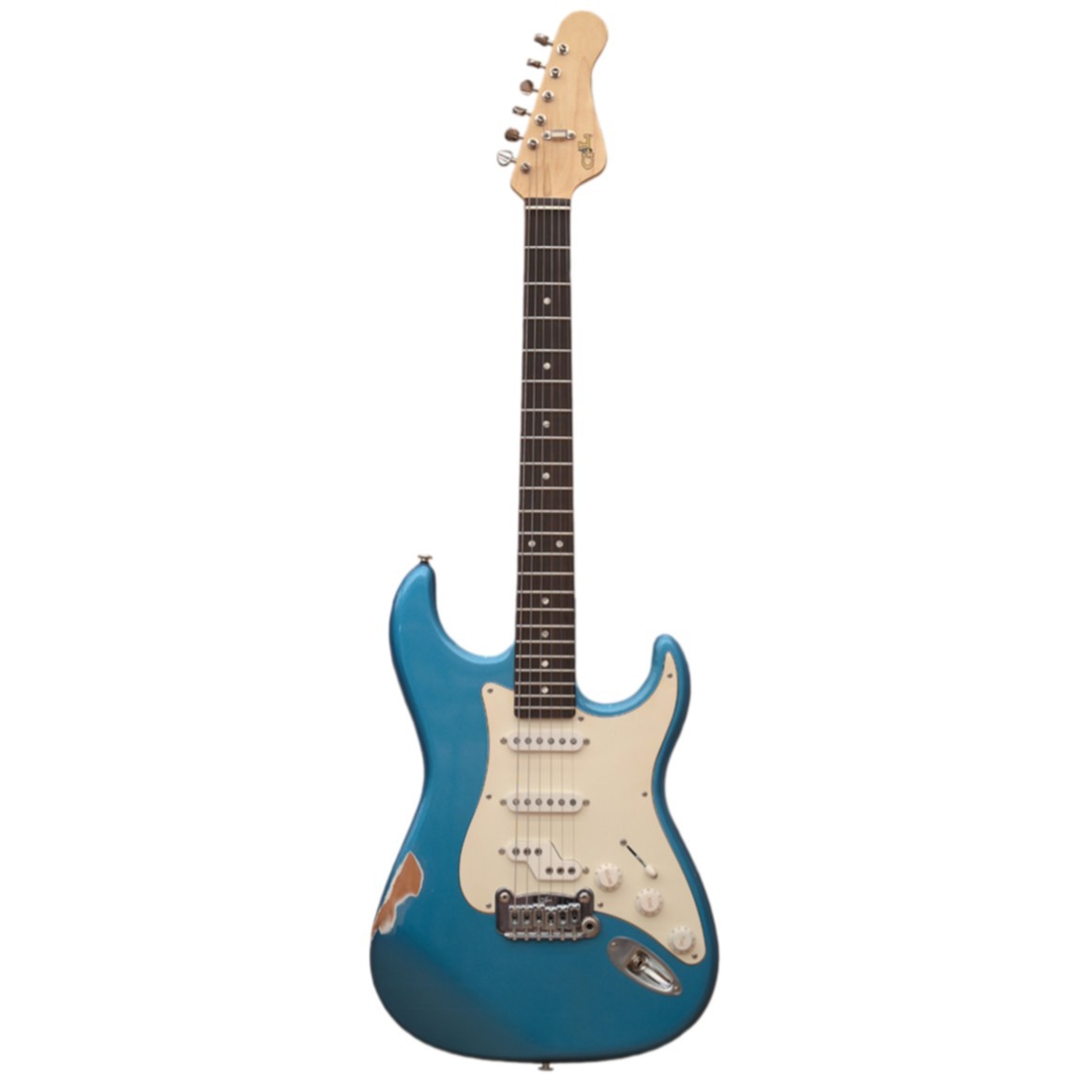 Электрогитара G&L Custom Shop Legacy SSZ RW Nitro Lake Placid Blue