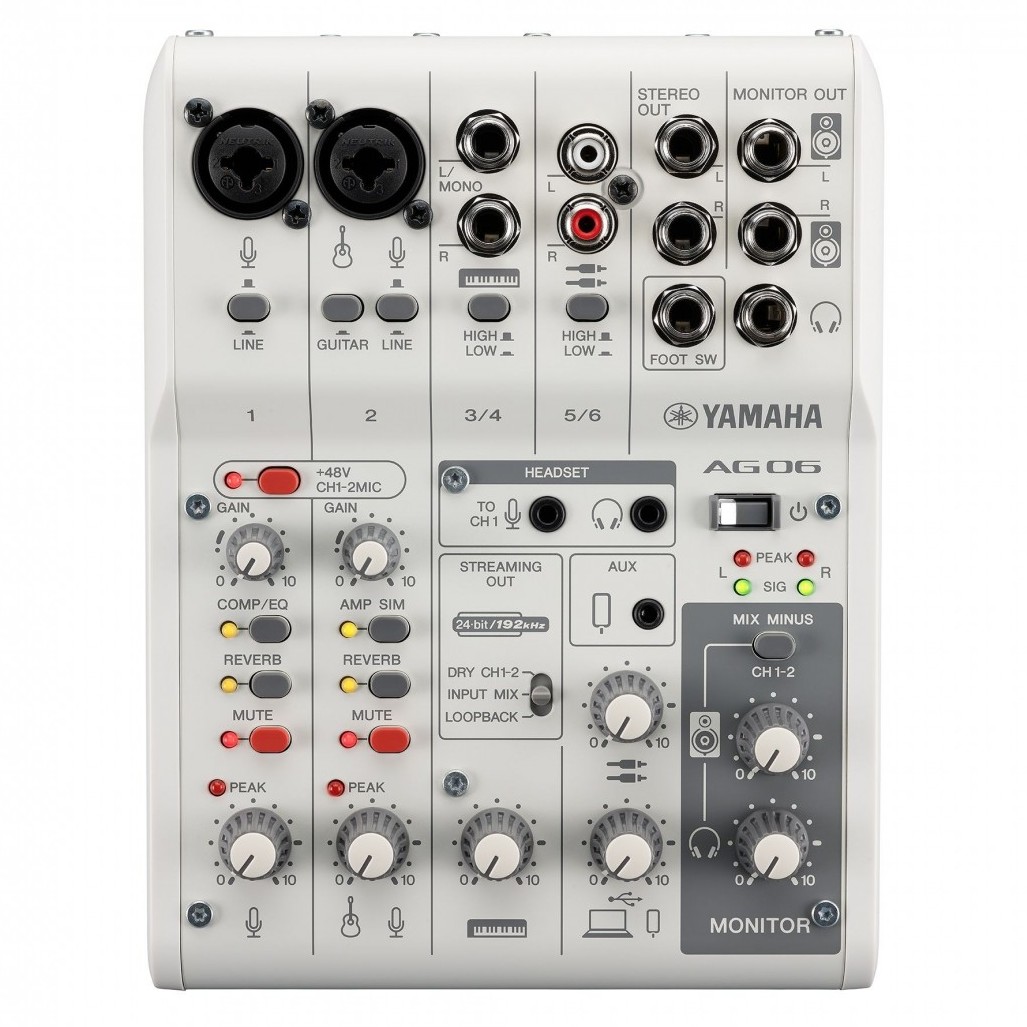 Микшер Yamaha AG06MK2 White