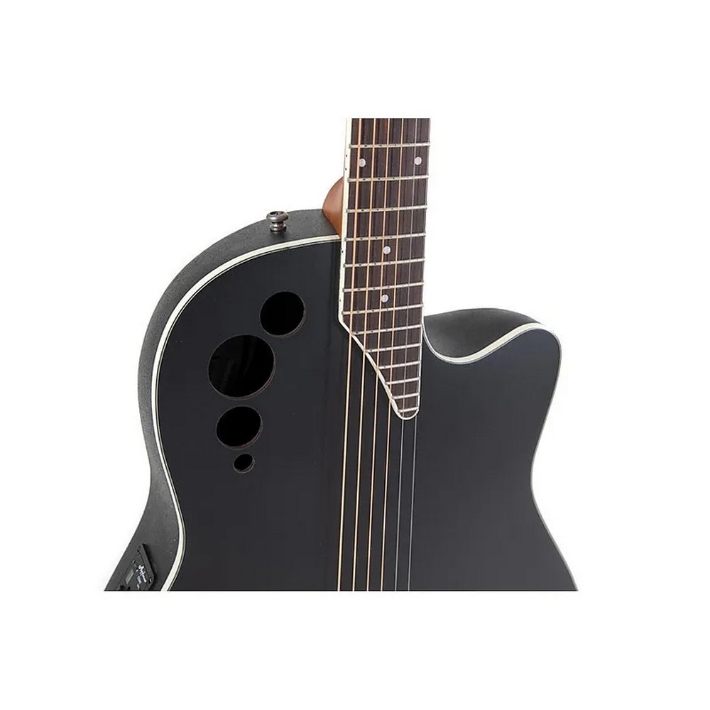 Электроакустическая гитара APPLAUSE AE44II-5S Elite Mid Cutaway Black Satin