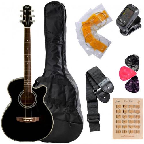 Акустическая гитара FLIGHT F-230 BLK PACK