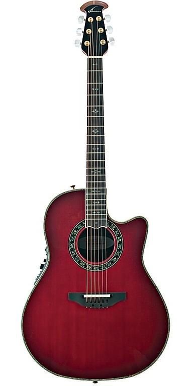 Электроакустическая гитара OVATION C2079AX-CCB Custom Legend Deep Contour Cutaway Cherry Cherry Burst