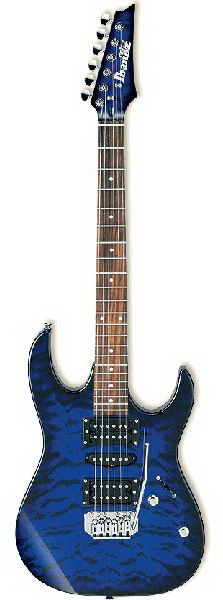 Электрогитара IBANEZ GRX90 TRANSPARENT BLUE BURST