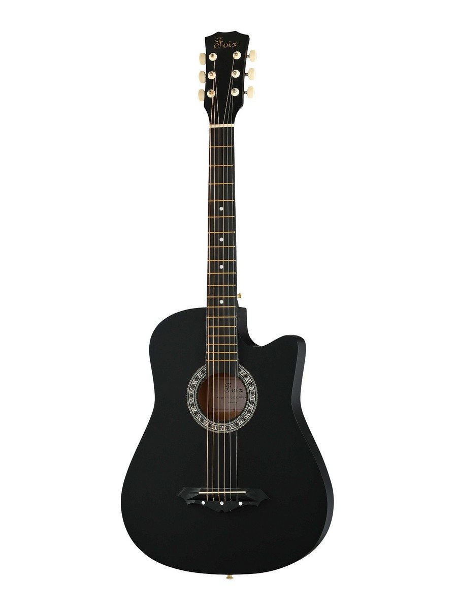 Акустическая гитара Комплект Foix FFG-2038CAP-BK-MAT