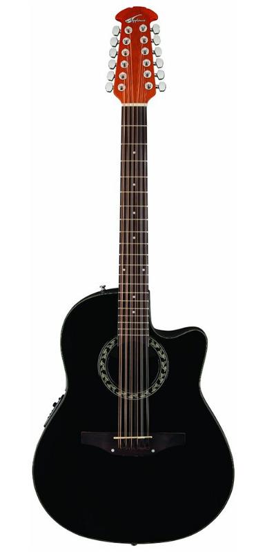 Двенадцатиструнная гитара APPLAUSE AB2412-5 Balladeer Mid Cutaway Black