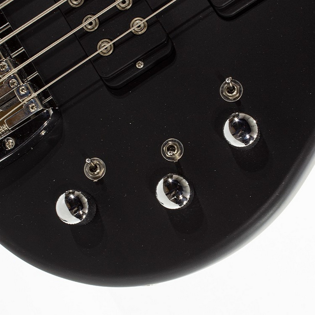 Бас-гитара G&L Tribute L2500 Black Frost MP Poplar