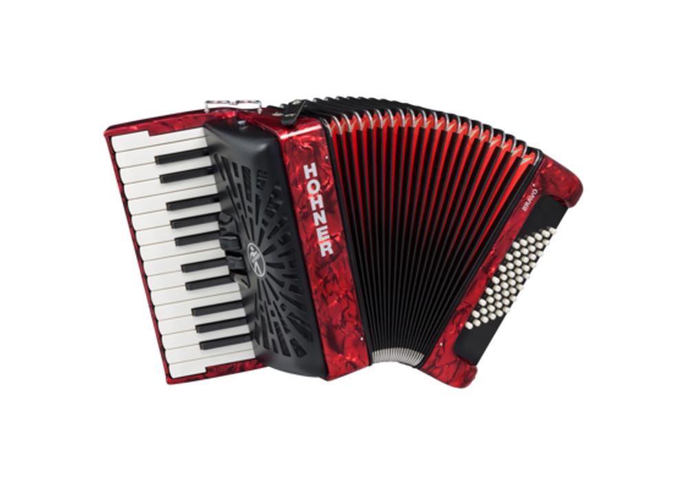 Аккордеон HOHNER The New Bravo II 48 (A16531) red